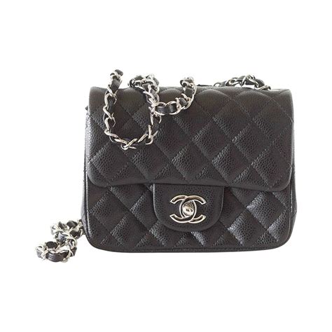 chanel mini flap black silver|Chanel mini flap bag price.